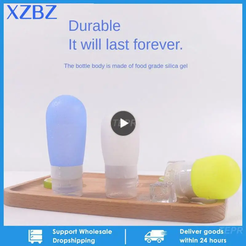 

Пустая силиконовая дорожная бутылка для шампуня, лосьона, 38 мл/60 мл/80 мл, портативный контейнер для мыла