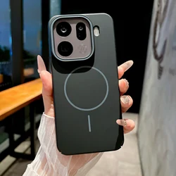 Ultra Slim Magnetic Phone Case with Matte Finish and Anti - Slip Design for OPPO Find X9s Pro (Black)