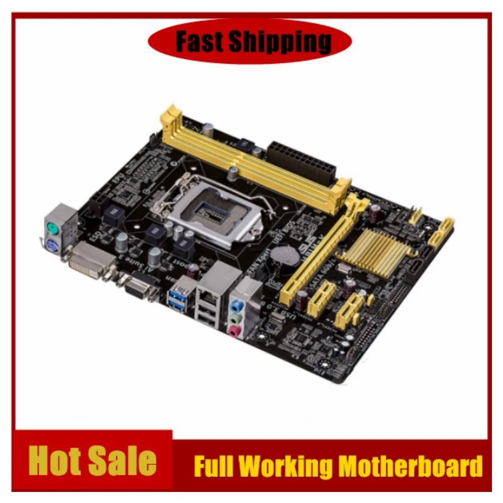 Десктопная материнская плата H81 Socket LGA 1150 i3 i5 i7 DDR3 16G Micro-ATX UEFI BIOS десктопная плата