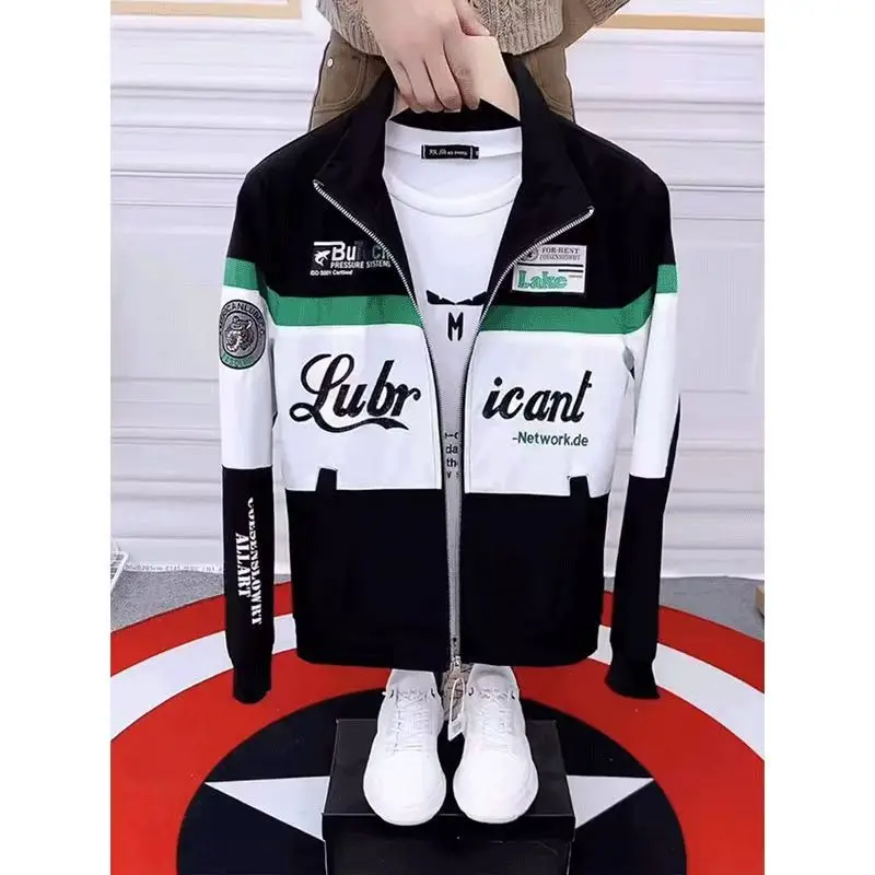 Giacca bomber frangivento da uomo moda Primavera Autunno Uomo Casual All'aperto Giacca Portswear Giacche da uomo Cappotti abbigliamento uomo 3