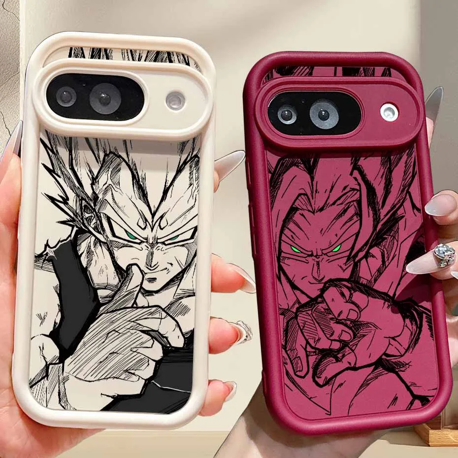 Coque de téléphone Anime Vegeta Goku, pour Google Pixel 10 9 9A 8A 8 7A 7 Pro XL, coque souple au toucher doux