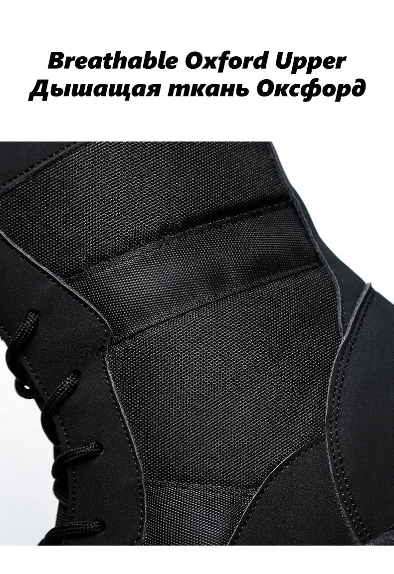 Lynjacye High Top Big Size 47 46 Lightweight Man Tactical Boots Combat Anti-Collision Training Lace Up Waterproof Outdoor Boots