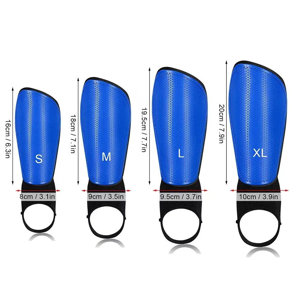 Soccer shin guards Shin guard pads 1Pair Soccer Shin Guards Shin Guard Sleeves Leg Protection Board Football Games EVA Cushion Reduce Shocks Kids Youth Adults
