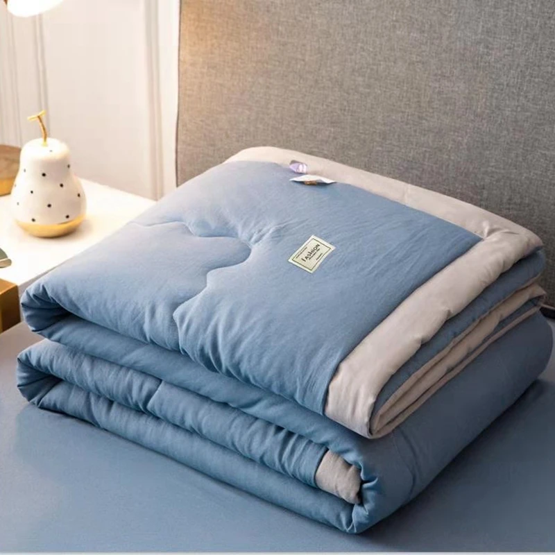 Summer Quilt Summer Quilt Set Bed Comforter Home Lightweight Cooled Summer Quilt With Cooling Fabric Double Sides Cooling Blanket For Bed Silky Air Condition Comforter