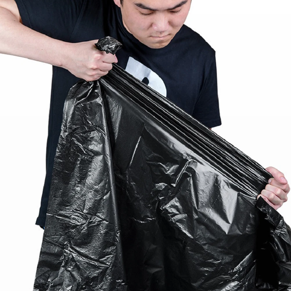 Garbage Bags 50pcs Plastic Thickened Storage Multiuse Hotel Home Kitchen Bucket trash bags garbage bags
