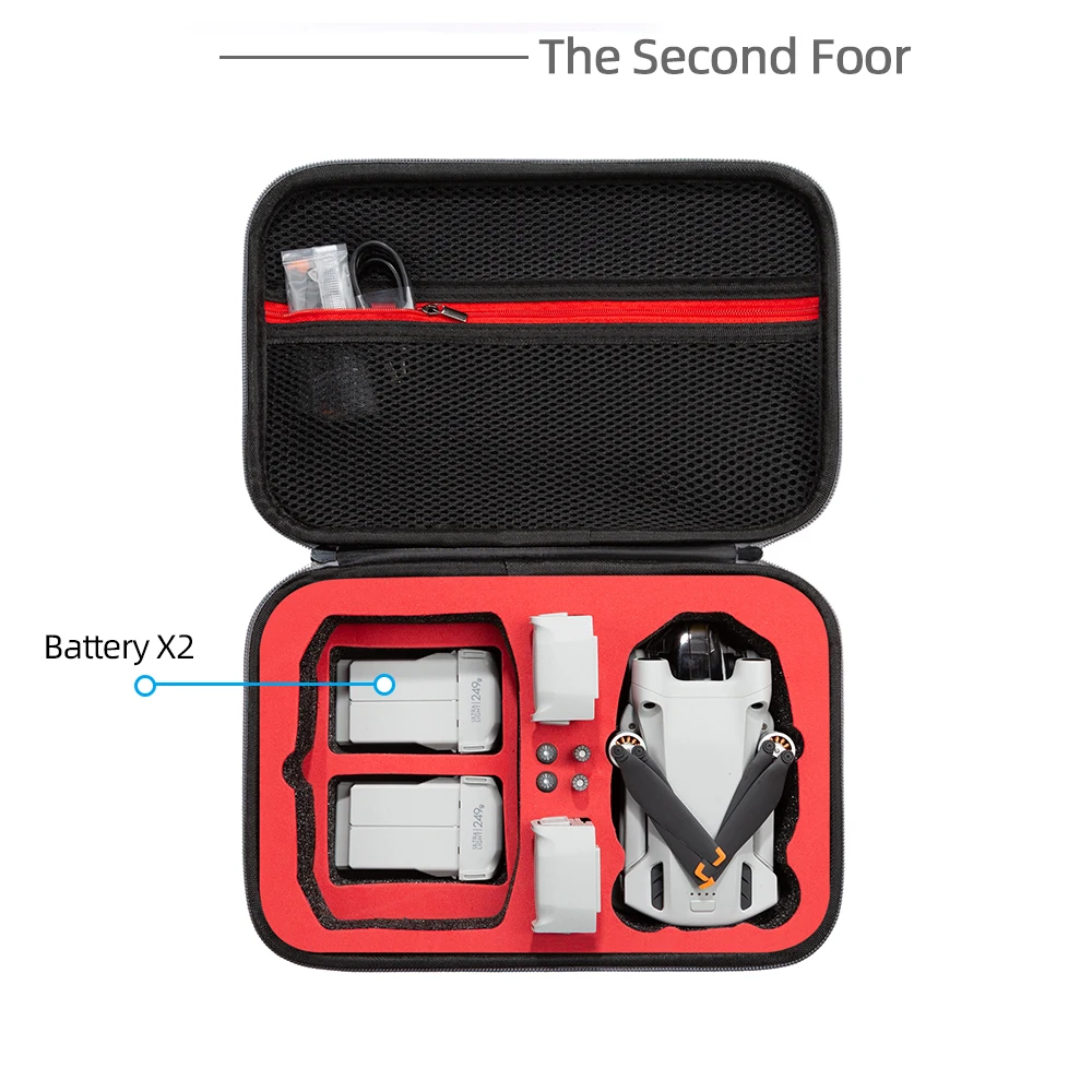 Storage Bag For DJI Mini 3 Pro Drone Remote Controller Handbag Carrying Case for DJI Mini 3 Drone Accessories Portable Box drone accessories drone storage bag drone storage case