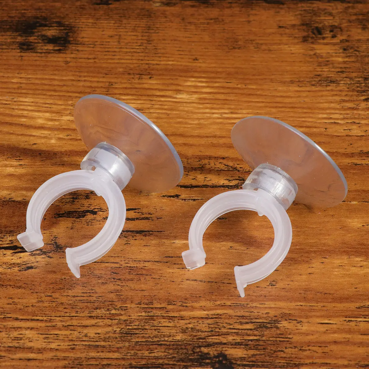 5Pcs 25Mm 수족관 고정 클립 투명 아크릴 워터 홀더 물고기 탱크 입구 배출구 파이프 보안을위한 강력한 흡입 클램프