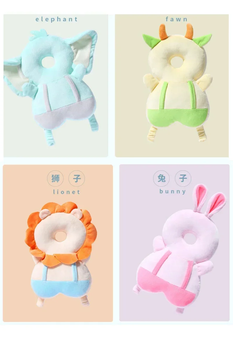 1-3 Toddler Baby Head Protector Safety Corner Guards Prevent Back Injured Angel Bee Cartoon Edge Security Protective Headgear