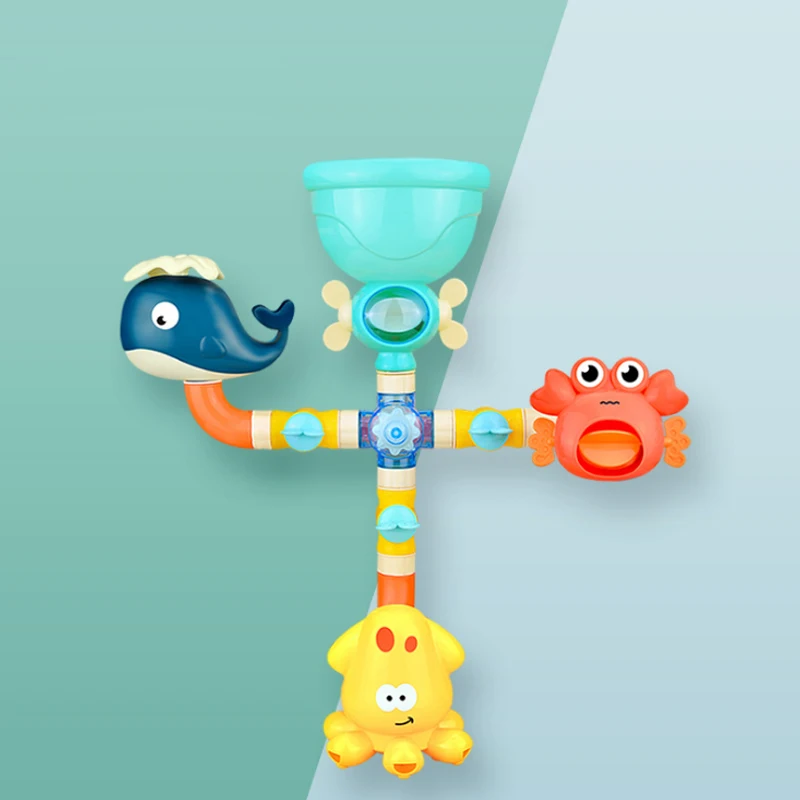 Interactive Toddler Bath Time Water Playset