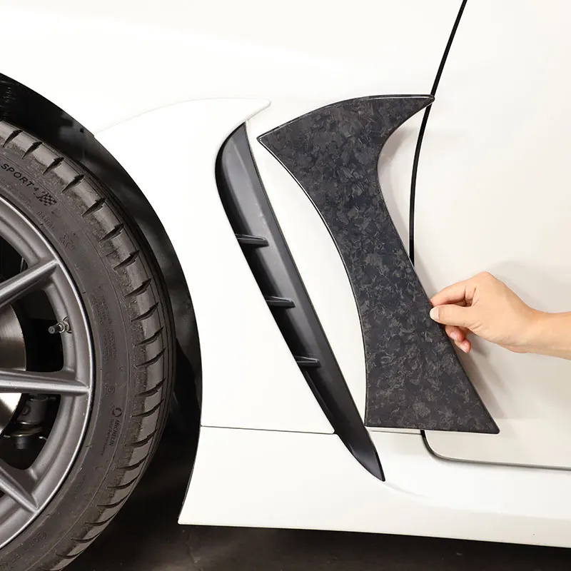 Carbon Fiber Fender Vent Cover For Subaru BRZ ZD8 & Toyota GR86 2022-2025 – ABS Plastic Air Flow Vent Accessory