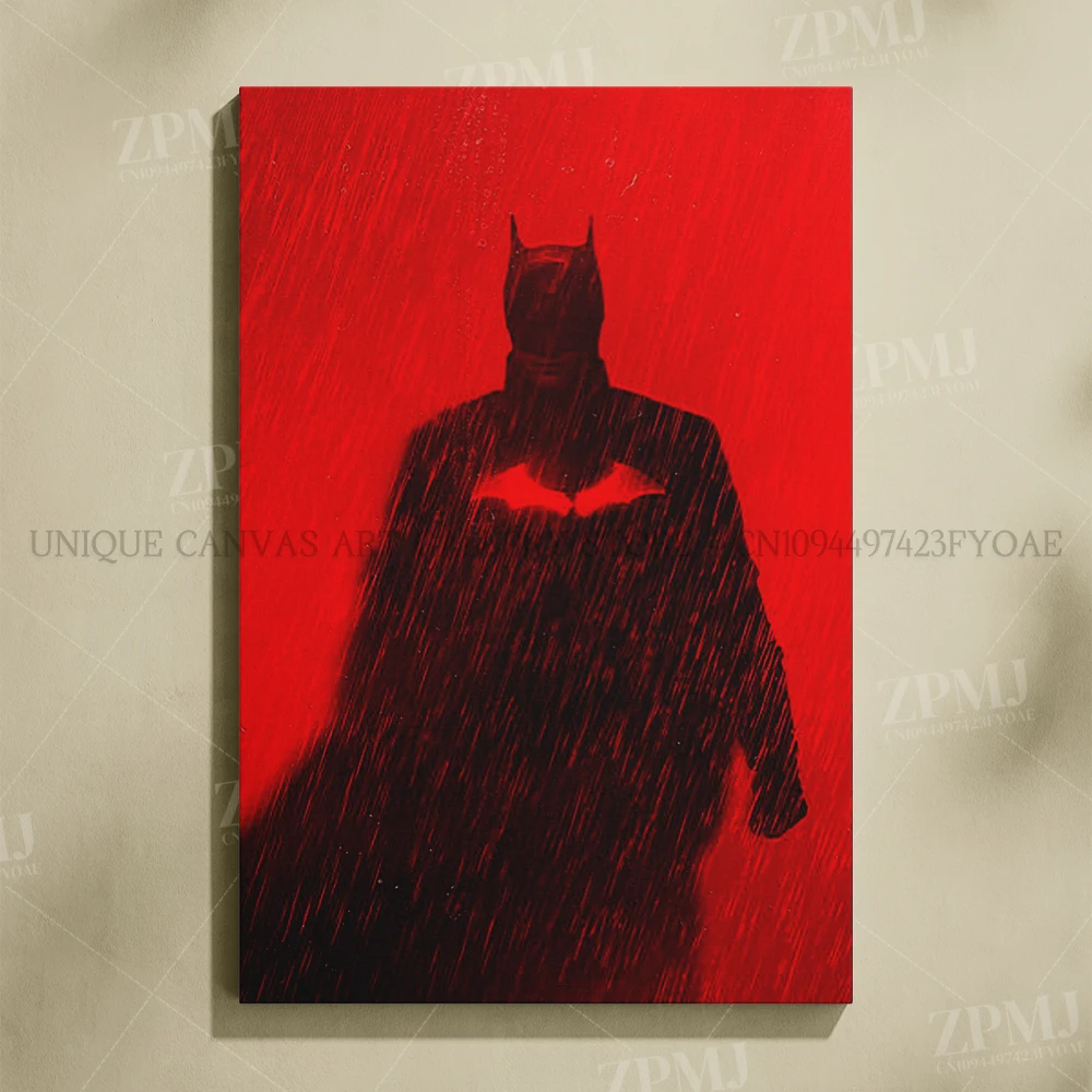 Justice League Superhero Batman Wall Art - Canvas Home Decor Poster Prints