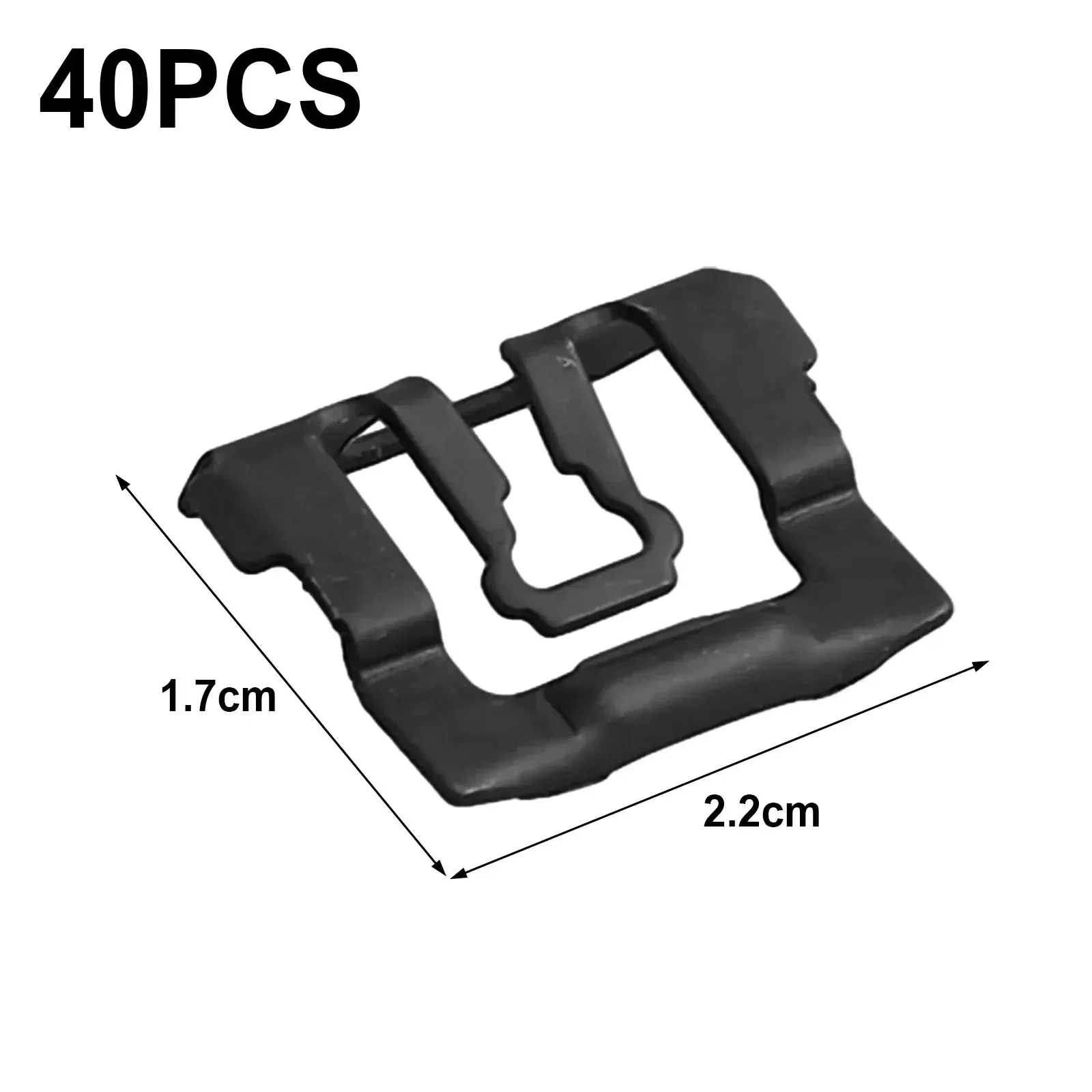 40PCS windshield clips Car Windshield Clips Trim Molding Clips Auto Parts Black Car Fasteners Clip for Ford 64-93