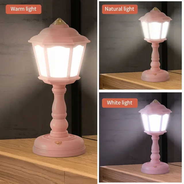 USB Charging LED Table Lamp Desk Lamp Night Lights Touch Dimmable Desk Light Mini Street Lamps Bedside Light Room Decor 4