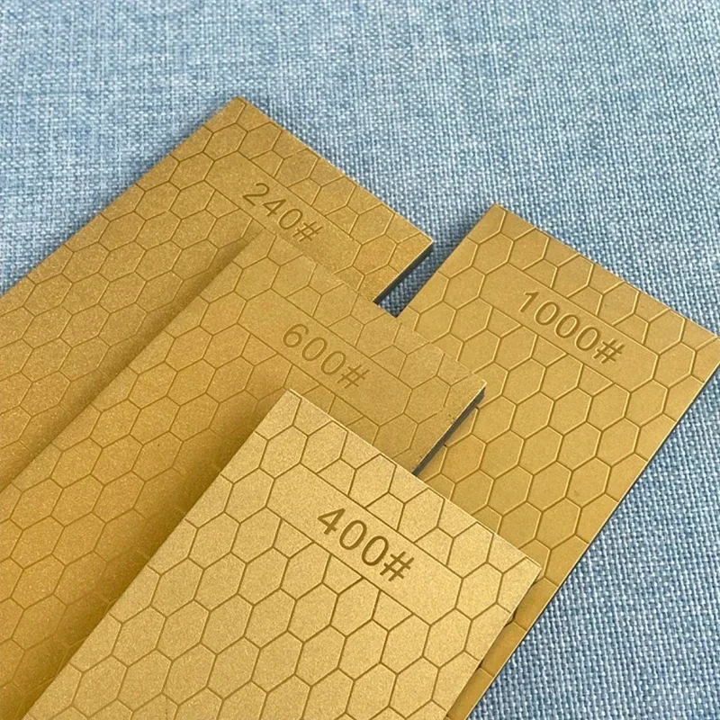 

Diamond Sharpening Stone Knife Sharpener Angle Guide Ultra-thin Soft Base Whetstone Kitchen Grinding Tool for Knives 170*75mm