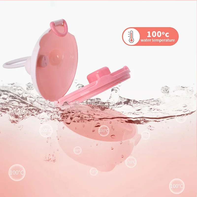 Baby Food Storage Containers Portable Food Storage Box Baby Milk Powder Dispenser Baby Milk Powder Container With Spoon Piggy Double Sealing Food Storage Box BPA Free Infant Snacks Container Milk Powder Box