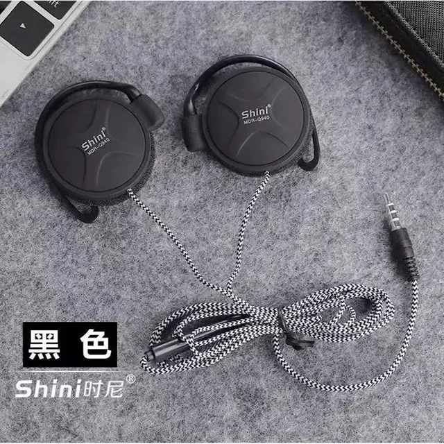 Original SHINI Q940 3.5mm Headphones Stereo Bass Music Earphone Ear Hook Headset fone de ouvido For MP3/4 Computer Mobile Phone