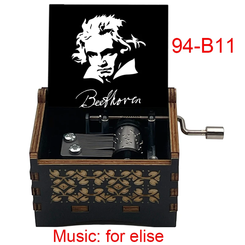 Romantic Wedding Decoration For Elise Music Box Wooden Antique Box Girlfriend Birthday Valentine's Day Lovely Christmas Presents music box