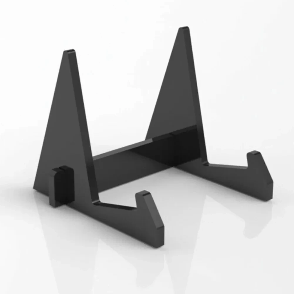 Acrylic Tablet Holder Book Recipe Book Shelf Magazine Holder Triangular Detachable Book Picture Frame CD Display Rack 3