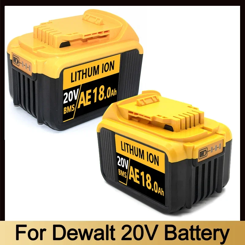 New  Original 18000mAh 20V for Dewalt Power Tool Battery DCB206 20V 18.0Ah Battery DCB206 20V Battery DCB205 DCB200 4