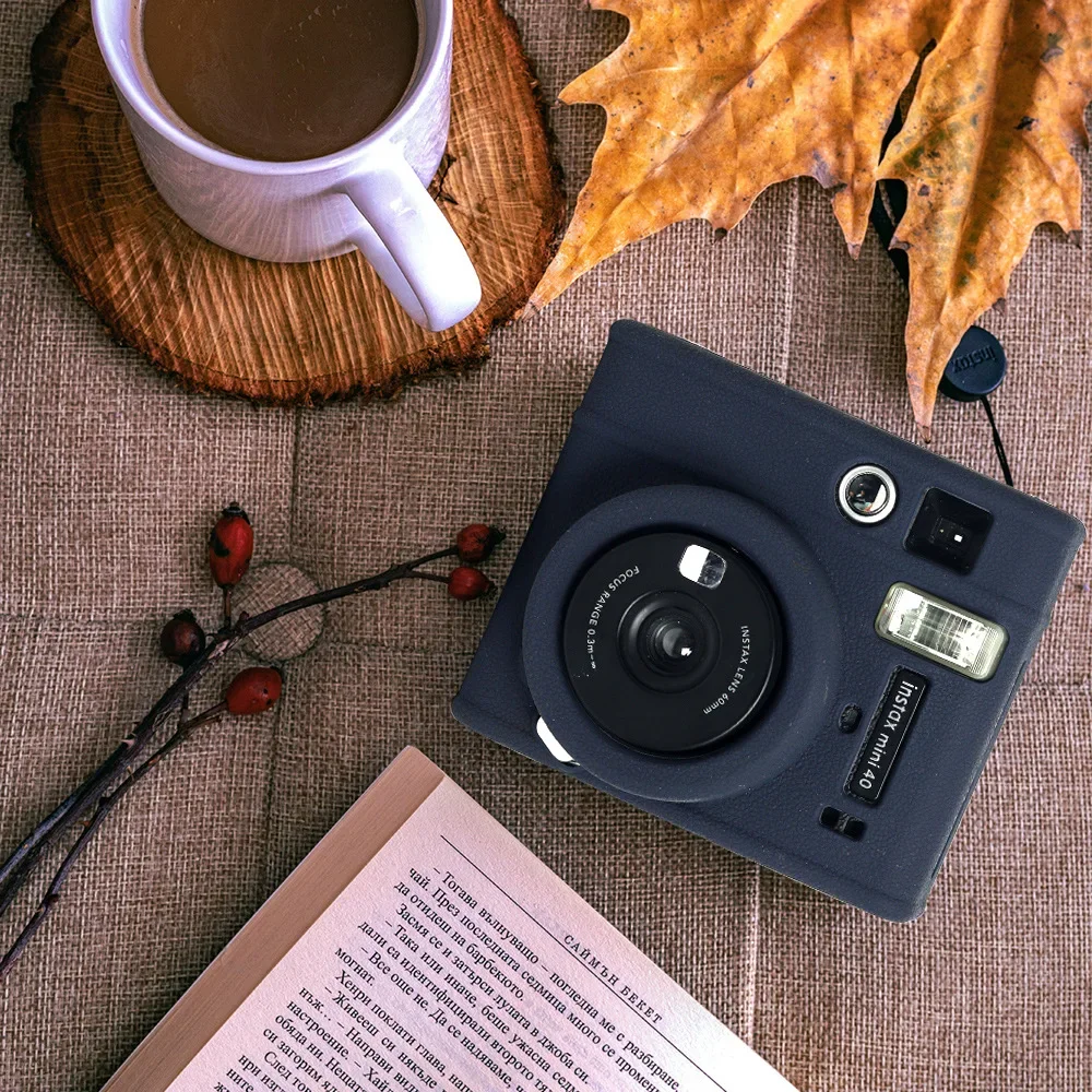 Nice Silicone Case for Fujifilm Instax Mini 40 Instant Film Camera Body Bag Scratchproof Anti-skid Camera Protective Cover Skin