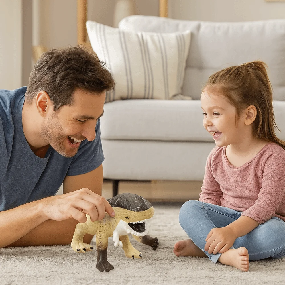 Resin Simulation Dinosaur Action Figures Statue Handmad Realistic Dinosaur Model Toy Crafts Ornament