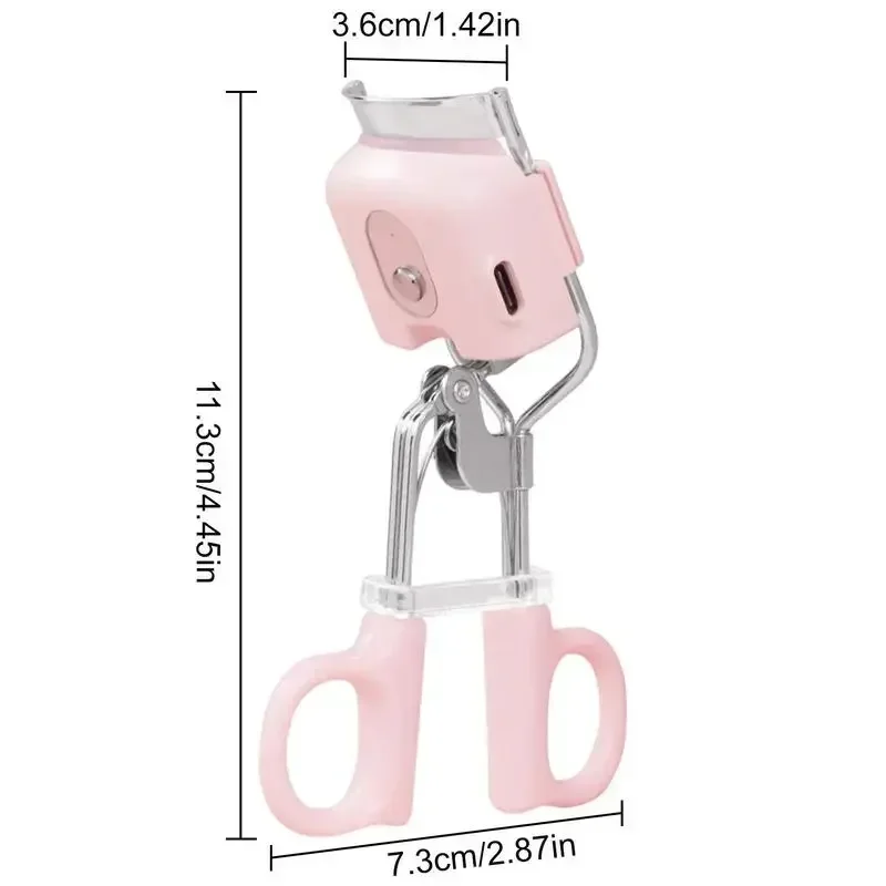 Electric Eyelash Curler Fast Heating Natural Curled Control Styling Make Up Eyelashes Clip Curl Lasting