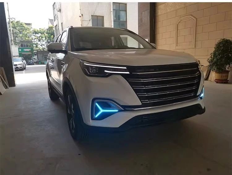 For Changan CS55 Plus Led Daytime Running Light Front Bumper Fog Lamp DRL Yellow Dynamic Turn Signal Driving Light Night Blue detail image 12