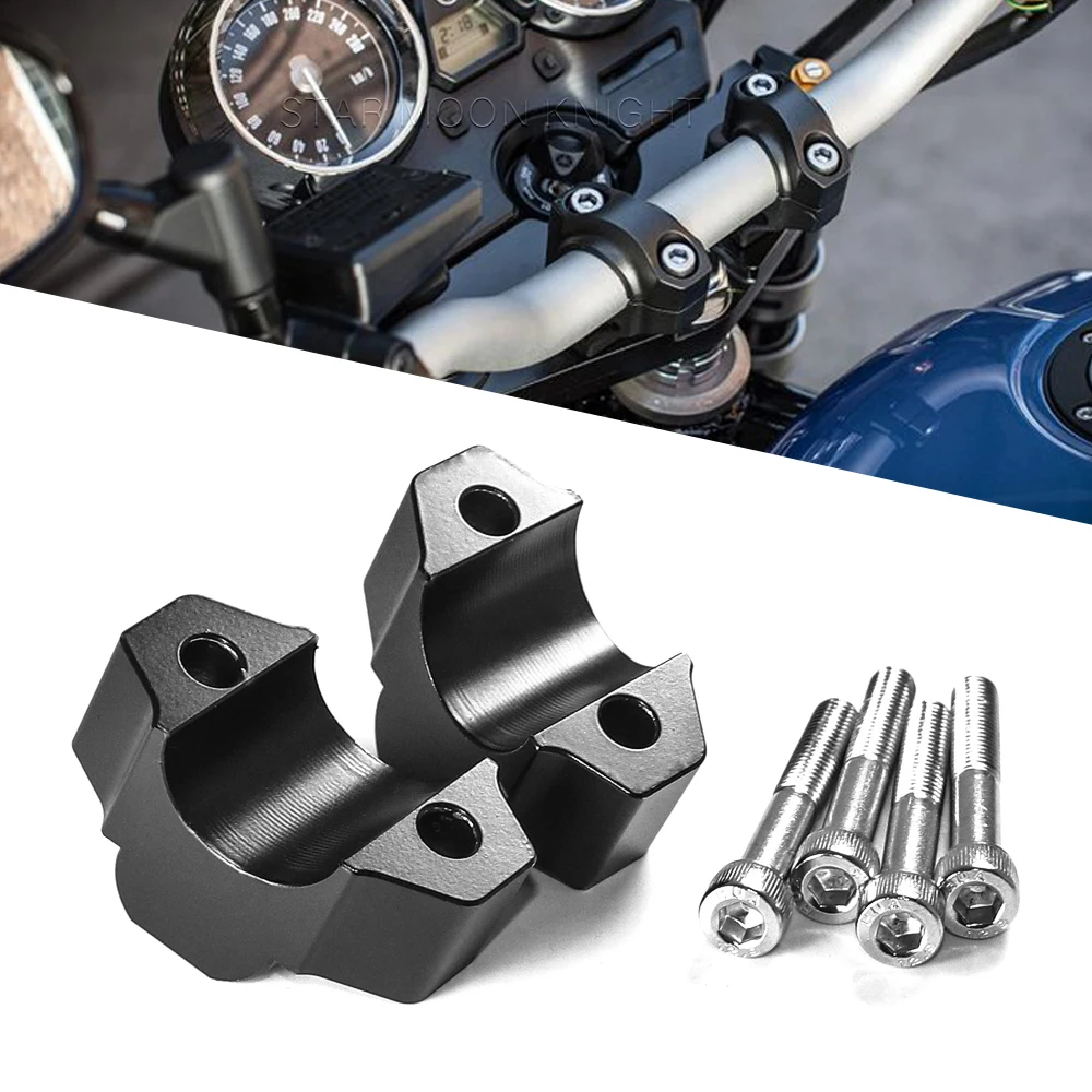 Accessori Moto Manubrio Riser Clamp Extend Manubrio Adattatore Mount Per Yamaha Xjr 1300 Xjr1300 2015-