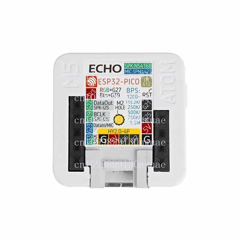 Dahili ESP32 Bluetooth Wi-Fi IoT özellikli ATOM Echo Programlanabilir Akıllı Hoparlör