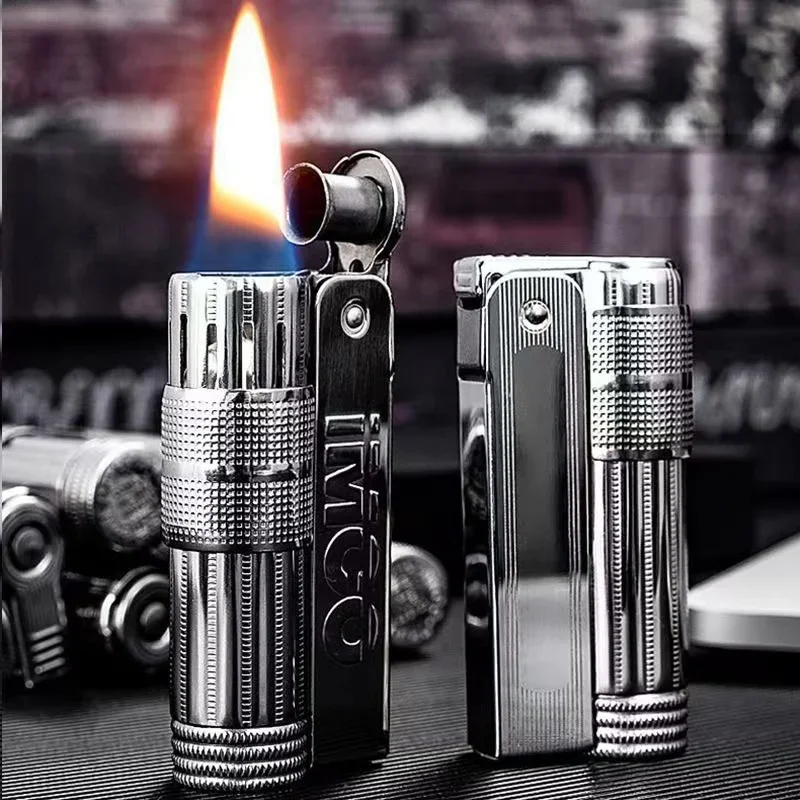 OriginalIMCOLighterOldGasolineFlintLighterWindproofStainless