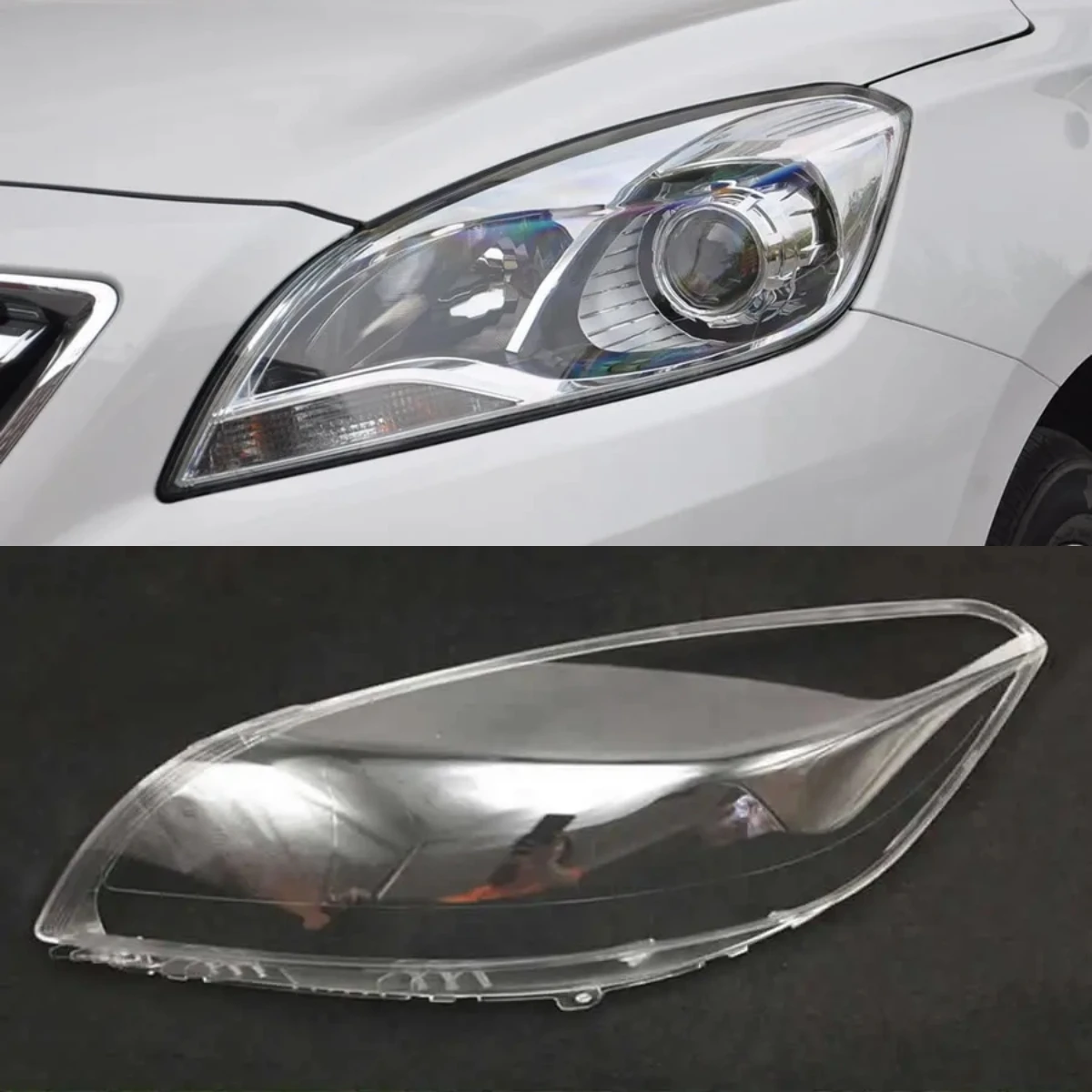 

For Haima Family M5 Front Headlamp Cover Transparent Mask Headlight Shell Lens Plexiglass Replace Original Lampshade 2014 - 2017