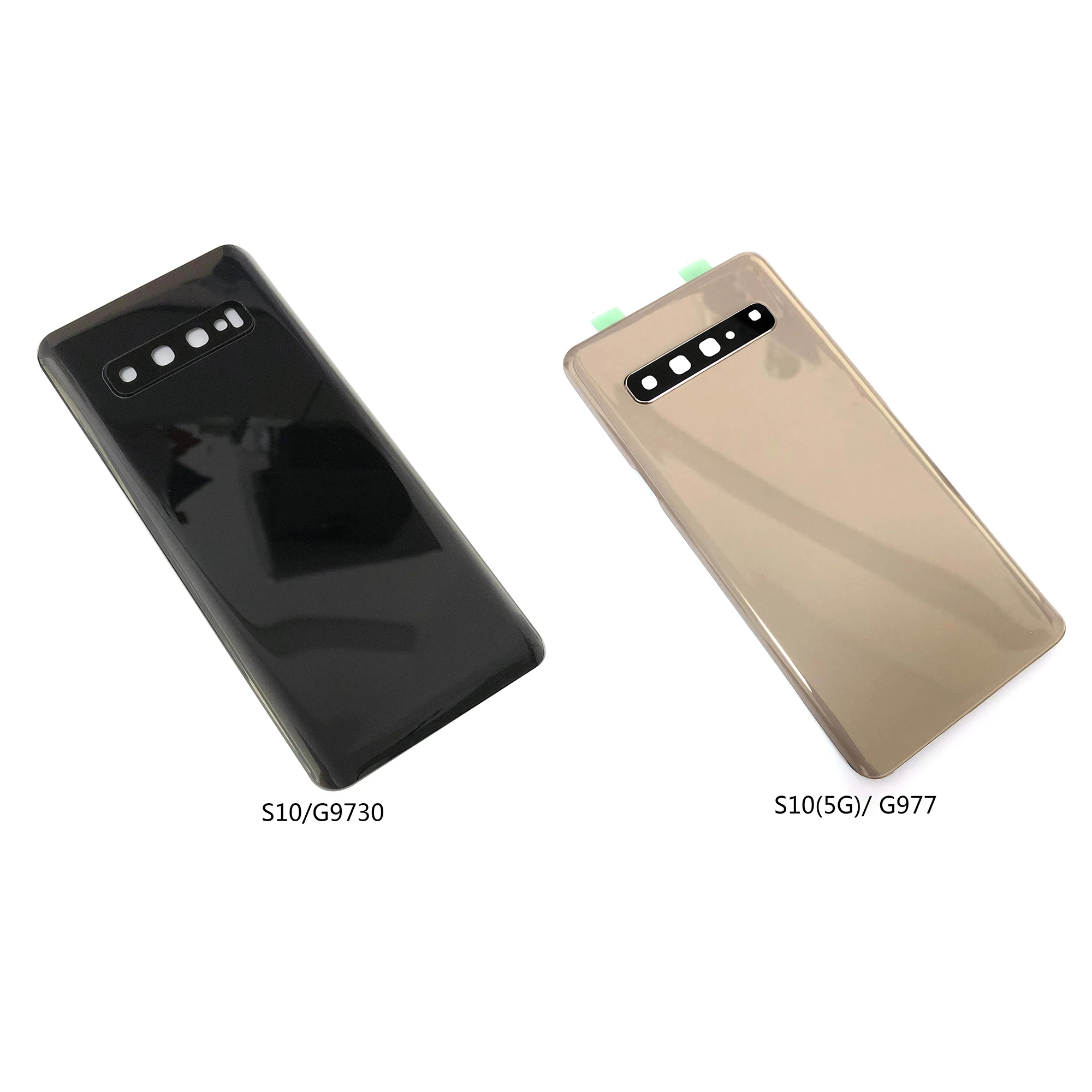 Для Samsung Galaxy S10 G9730 задний стеклянный корпус S10 5G G977 крышка аккумулятора задняя дверь запасные части