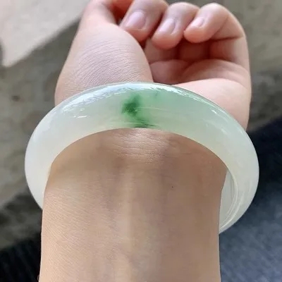 

Zheru Jewelry Natural Myanmar Jade 54mm-62mm bracelet exquisite princess bracelet send girlfriend send mom