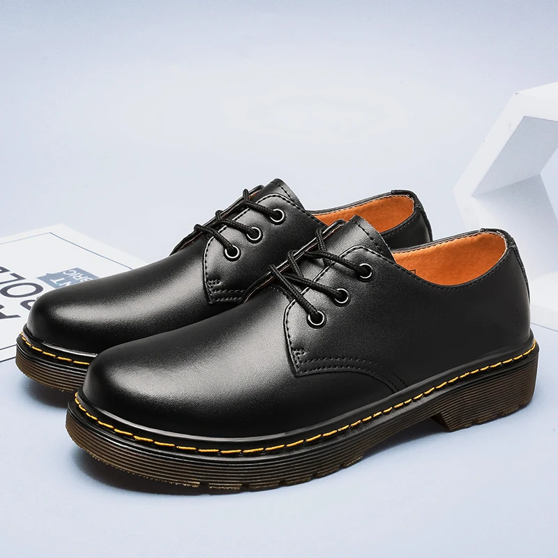 

Outdoor Safety Shoes Beef Tendon Outsole Leather Work Shoes Handmade Casual Oxford Shoes Lace Up Shoes Men Wear Resistant Shoes