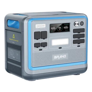 Emergency Energy Storage Supply Solar Generator Battery Backup Emergency Camping Outdoor 2400W Portable PowerStation 1