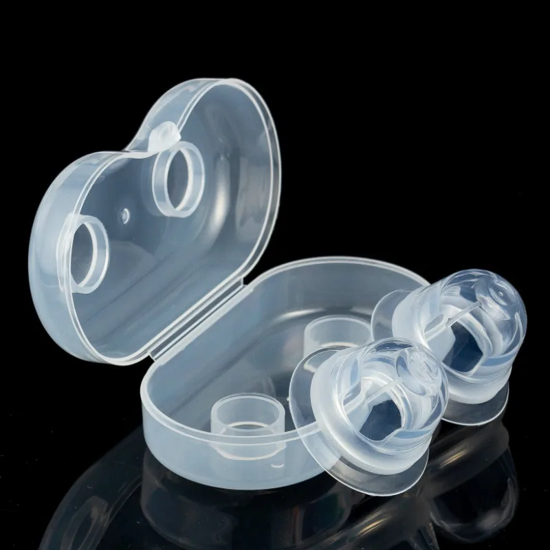 2PCS Silicone Nipple Correction Niplette Welnove Nipple Shield Sucker Corrector Flat nipple sucking corrector