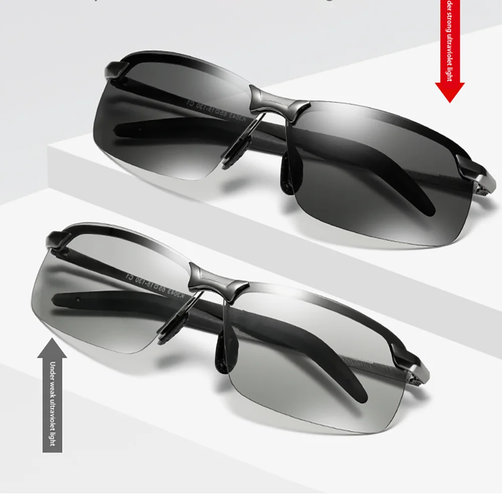 Colorchanging Polarized Sunglasses Men 's Night Vision Sunglasses