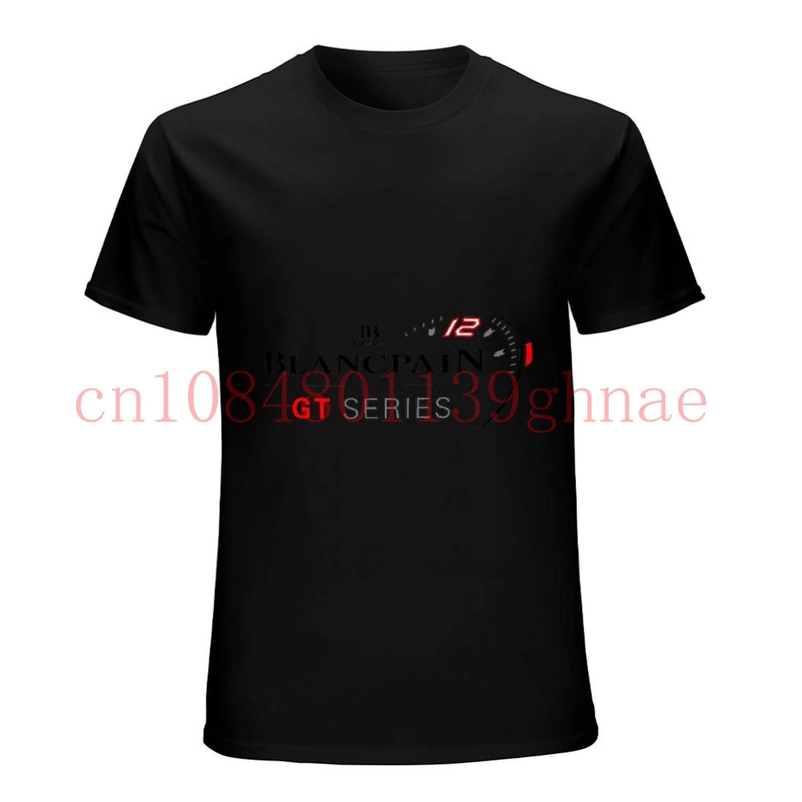 Blancpain Gt Series Top Watch Logo T-Shirt In Cotone A Maniche Corte Da Uomo Grigio