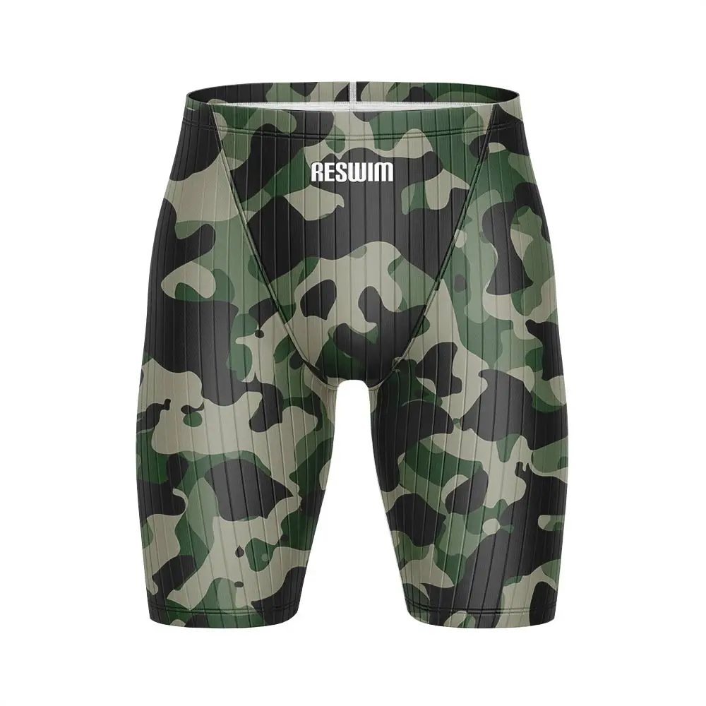 Men's Swim Jammer Swimsuit Shorts Athletic Training For Summer Swimming Beach GYM Diving Surf