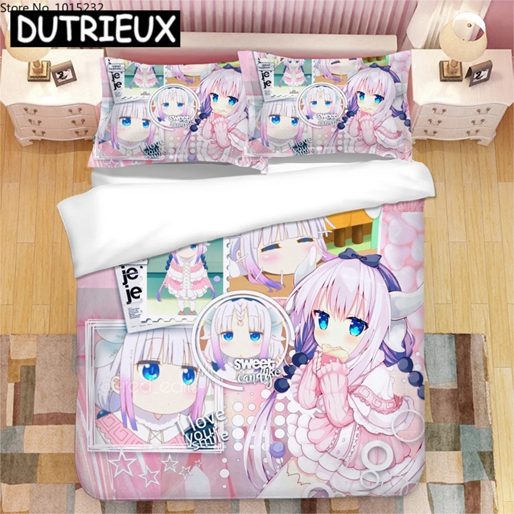 

Japanese Anime KannaKamui 3D Printed Bedding Set Duvet Covers Pillowcases Comforter Bedding Set Bedclothes Bed Linen 02