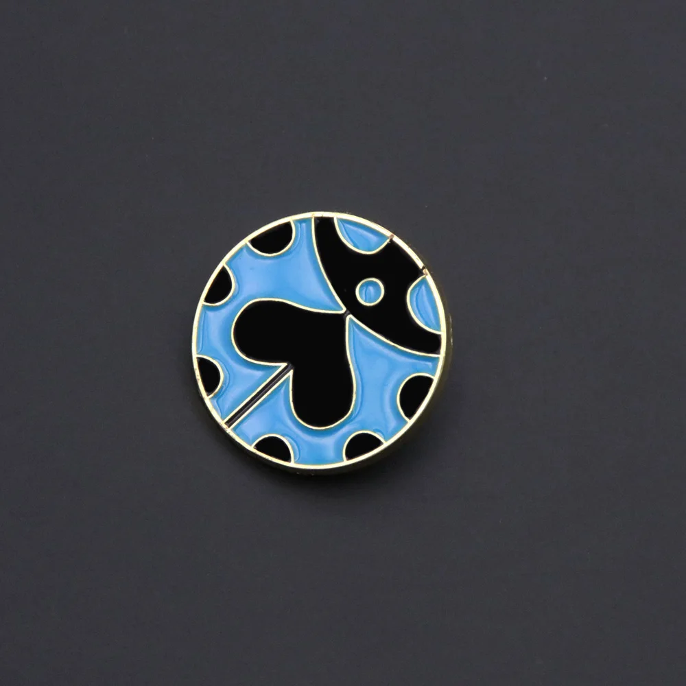 かわいいブルーてんとう虫エナメルピンアニメジョジョの奇妙な冒険