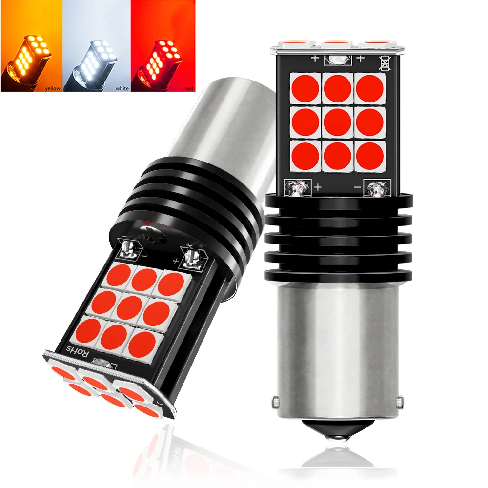 

1X LED 1156 BAU15S P21W Car Light Replacement Parts 1157 BAY15D P21/5W T20 7443 W21/5W Car Turn Signal Lamp Brake Backup Light