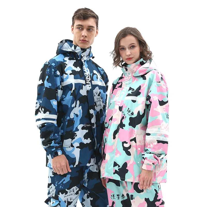 Motorcycle raincoat suit waterproof for men women motorcycle raincoat raincoat suit