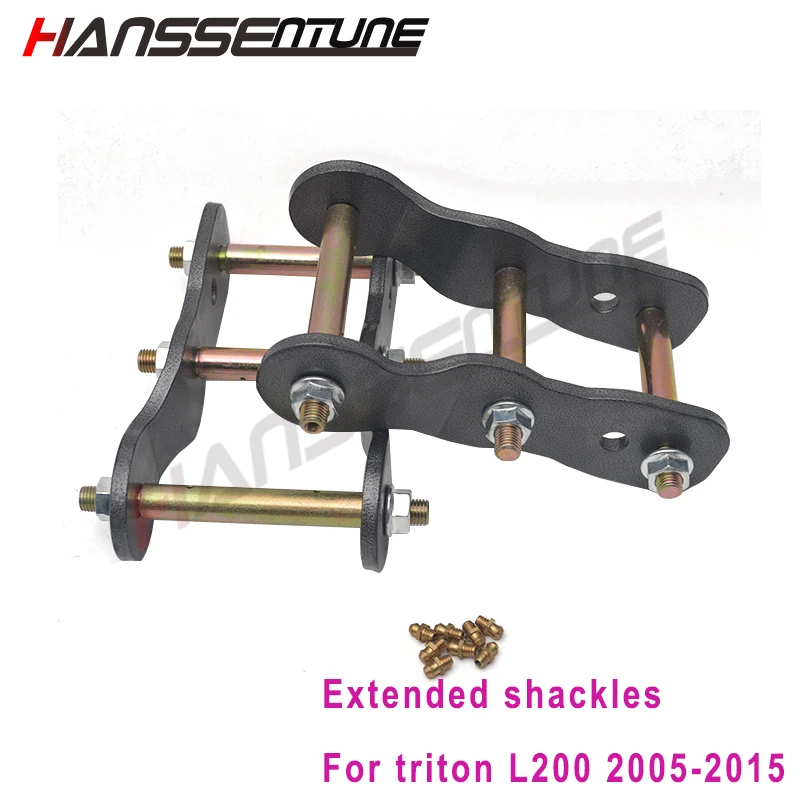 HANSSENTUNE 4x4 Rear Extended Greasable Shackles Kits 2" Suspension