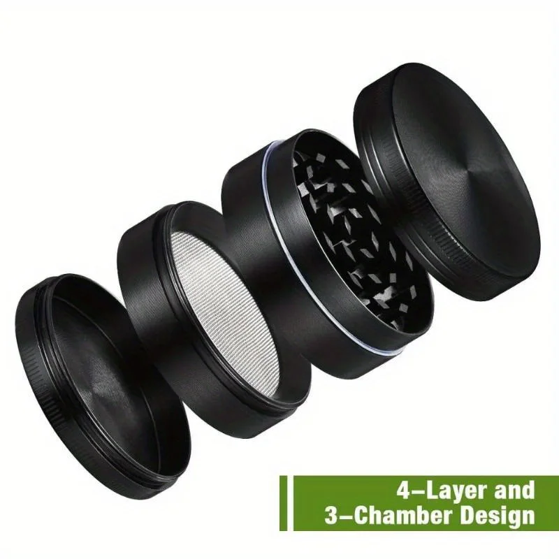 40mm Metal Herb Grinder 4-Layer Spice Pepper Crusher Mill Mortar Cutter Tobacco Raw Grass Grinder Shredder Smoking Accessories 3