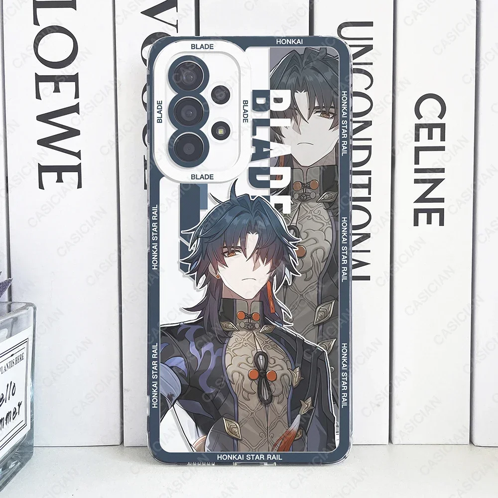 Clear TPU Phone Case Featuring Hot Game Honkai Star Rail Design