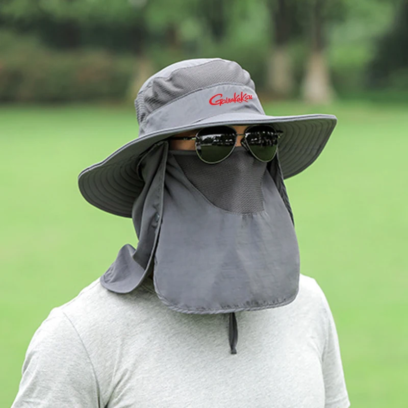 Description Picture 6 of item2023 Man Cap Fishing Sun Hat Foldable Outdoor Climbing Spring Summer Hat UV Protection Sunshade Hat Big Eaves Adjustable Hats