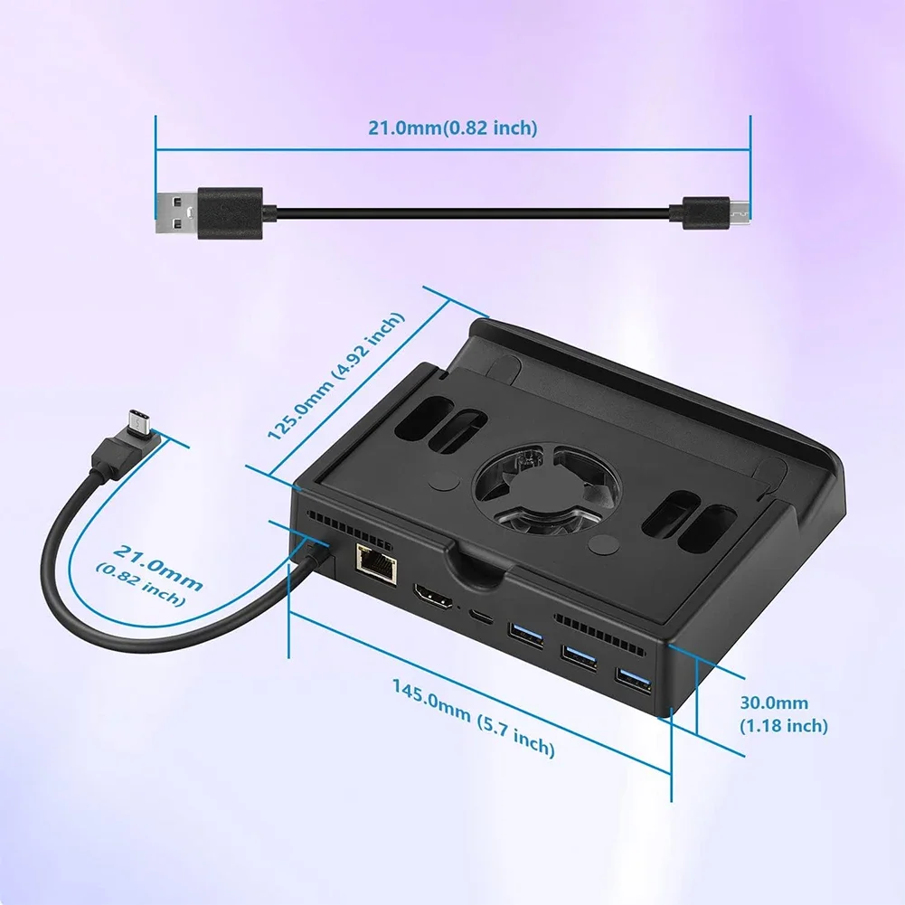Charging Dock Cooling Portable Charging Stand Charging Station for Switch 2 Game Console