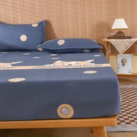 100% Waterproof Cute Dog Bed Fitted Sheet Nordic Adjustable Mattress Covers Four Corners with Elastic Band Multi Size Bed Sheet 2