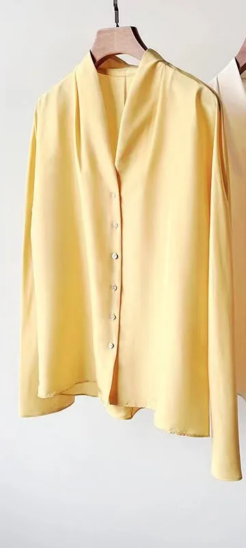 

Retro v-neck top casual fashion 2023 summer new style 0403